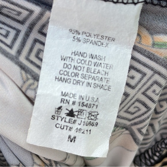 Fashion Queen Stylish Green and Black Patterned Women's Jumpsuit Size M - Picture 13 of 13